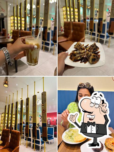 The interior of Love & Latte CBD Belapur
