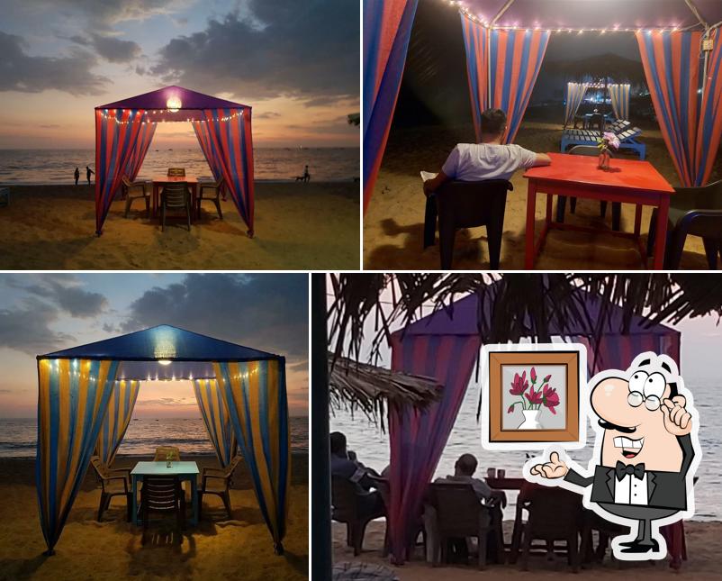 The interior of Bistro Sun & Sea Beach Shack Cafe