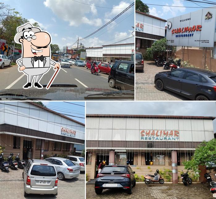 Enjoy the view at the outside area of Shalimar Restaurant