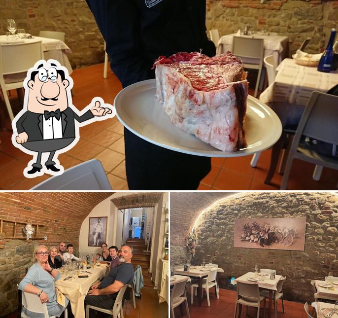 Gli interni di Trattoria del Forno