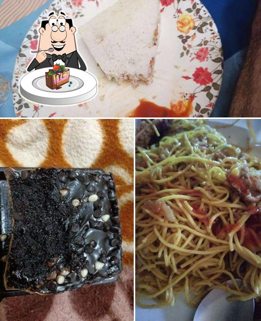 Chocolate cake at Hari Burger