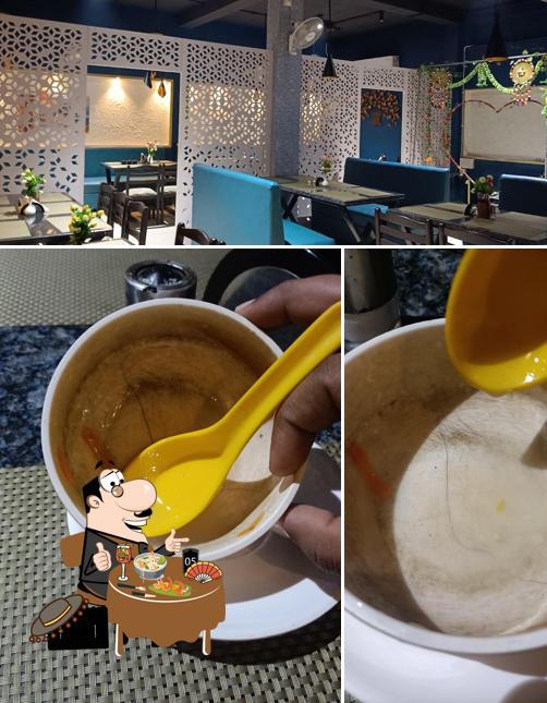 Take a look at the photo depicting food and interior at Sri madhuram pure veg restaurant