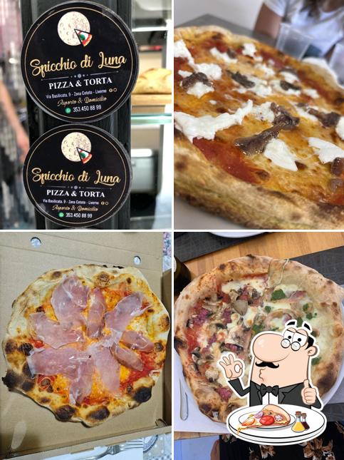 A Spicchio di Luna, puoi ordinare una bella pizza