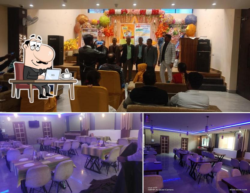 The interior of H M Resort & hotel