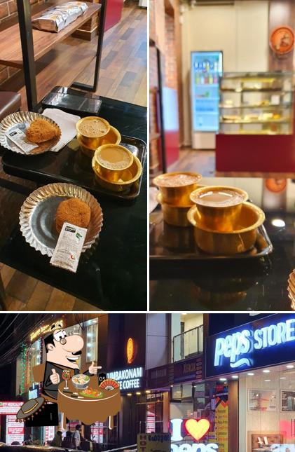 Among various things one can find food and interior at Kumbakonam Filter Coffee