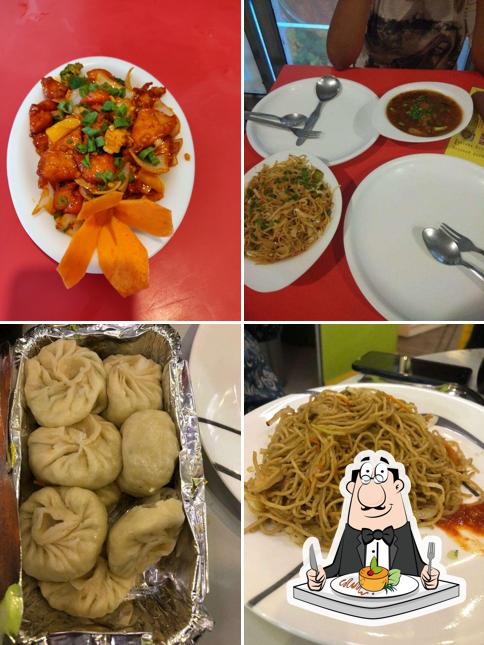 Food at New India And Chinese Corner