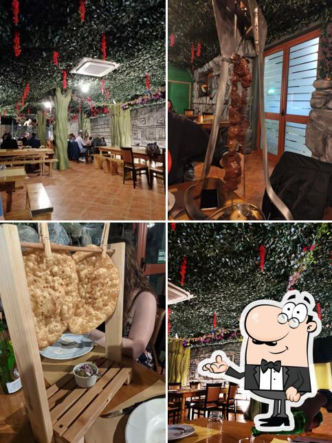 Gli interni di Amazzonia Grill