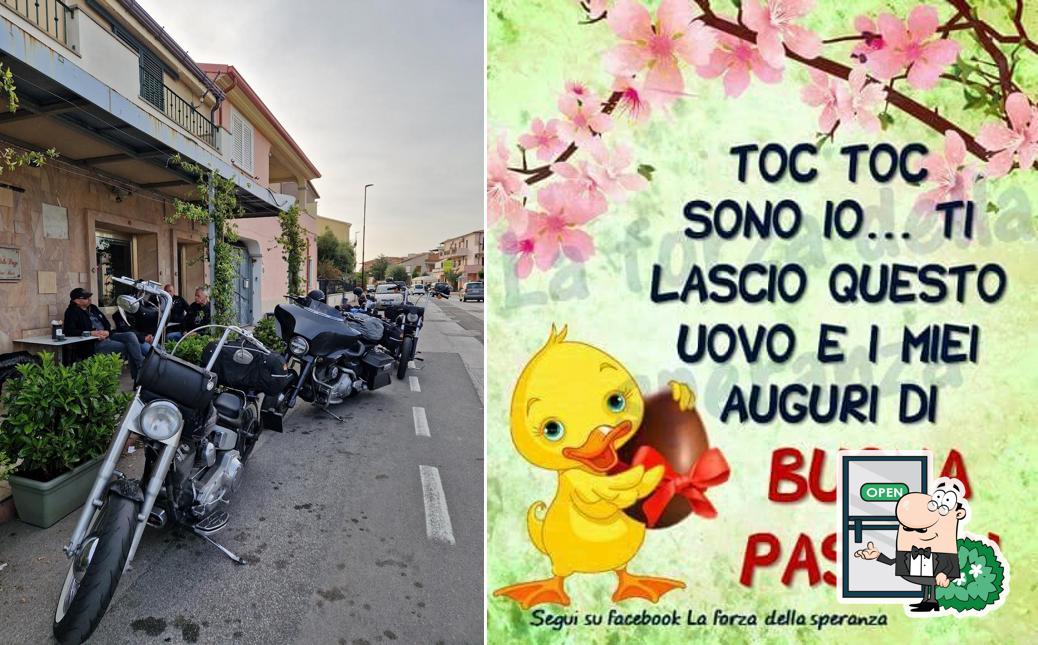 Gli esterni di Cafè della piazza Olbia
