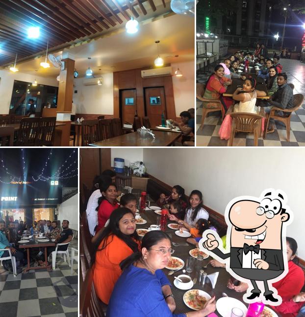 The interior of Tandoor Point Veg- Non Veg Restaurant