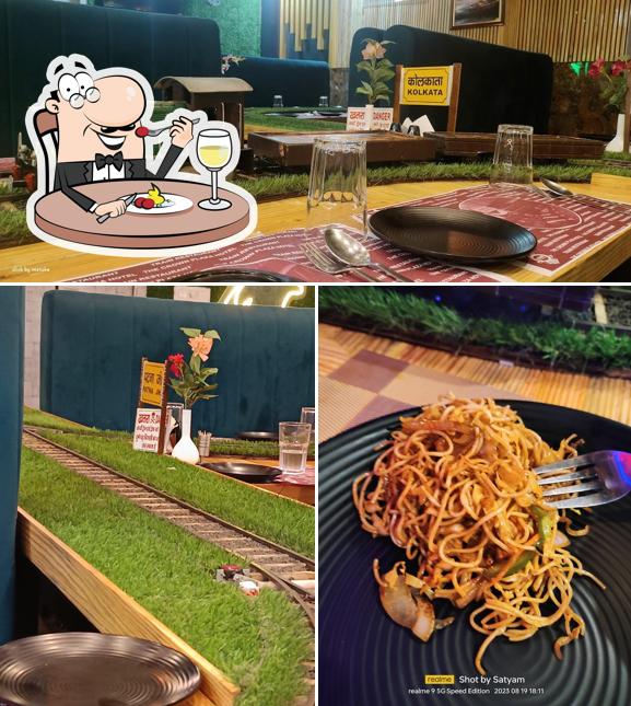 This is the photo displaying food and beverage at The Train Restaurant and Cafe