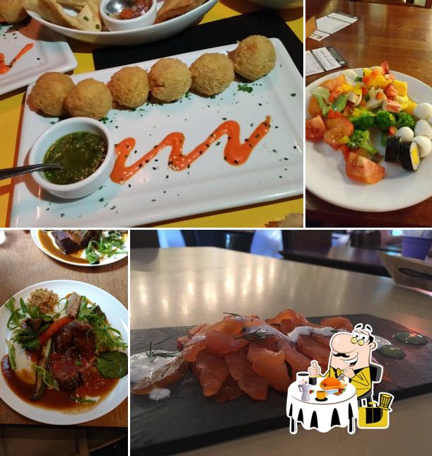 Comida em Meza Bar