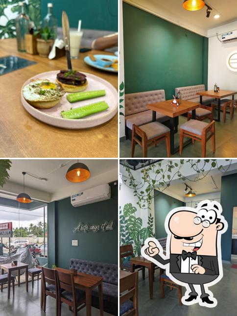 The interior of The Burgery In