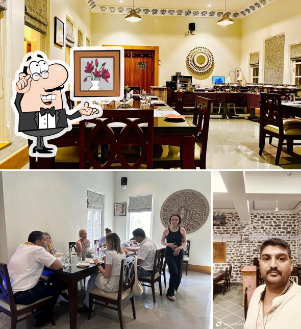 Take a seat at one of the tables at Manvaar by The Trishala Vilas, Ranakpur