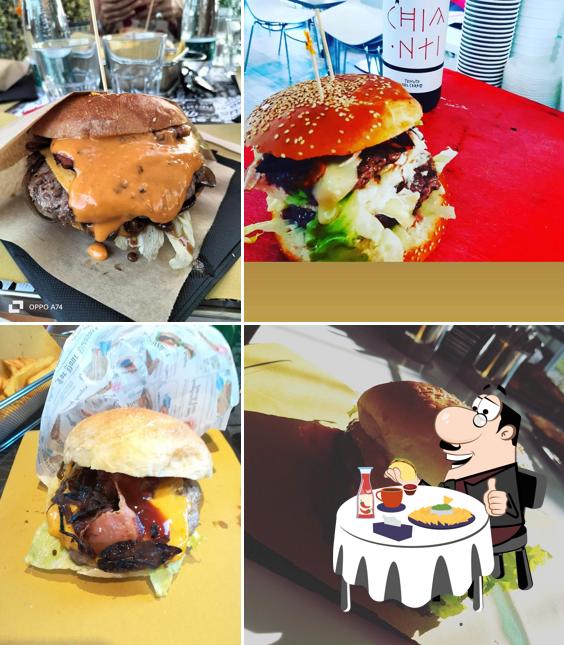 Concediti un bell'hamburger a Snoopy Caffetteria