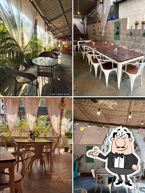 The interior of The Dera By Square Soarrow