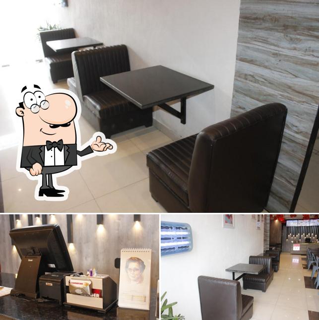 The interior of Burger Bar - Best Pizza, Burger, Veg And Non Veg Restaurant, Family Restaurant, Coffee Cafe