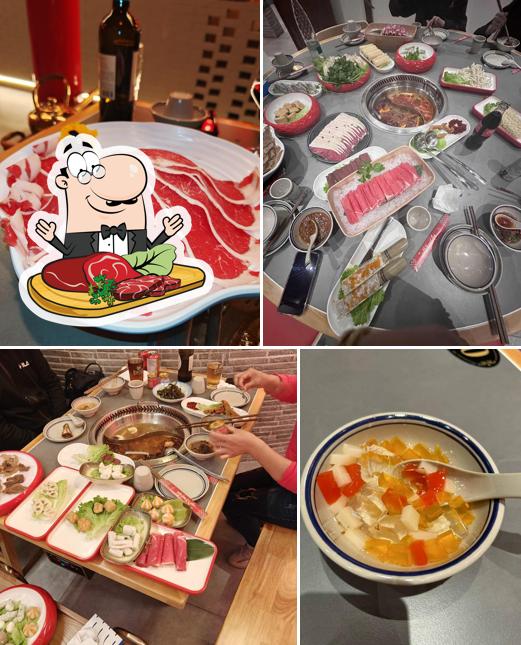 Carpaccio di manzo al HOTPOT Restaurant Chuangjieli 川街里老火锅