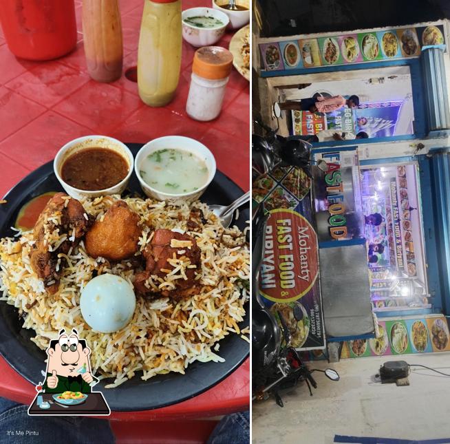 Food at Mohanty fast food and biryani