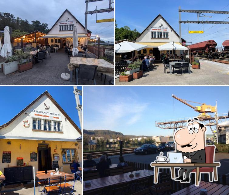 Gli interni di Restaurant Auhafen