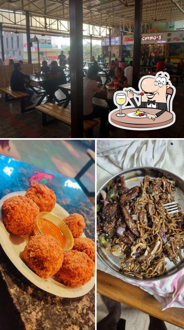 The photo of food and interior at CHING'S