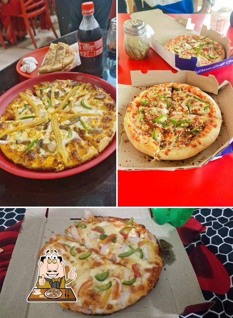 Order different kinds of pizza