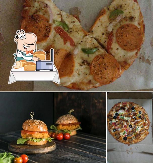 Garlic bread at Top - Up Pizzas