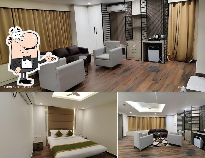 Take a seat at one of the tables at THE TRIPLE CROWN