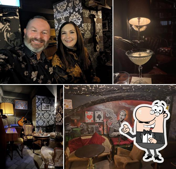 Gli interni di White Rabbit Speakeasy