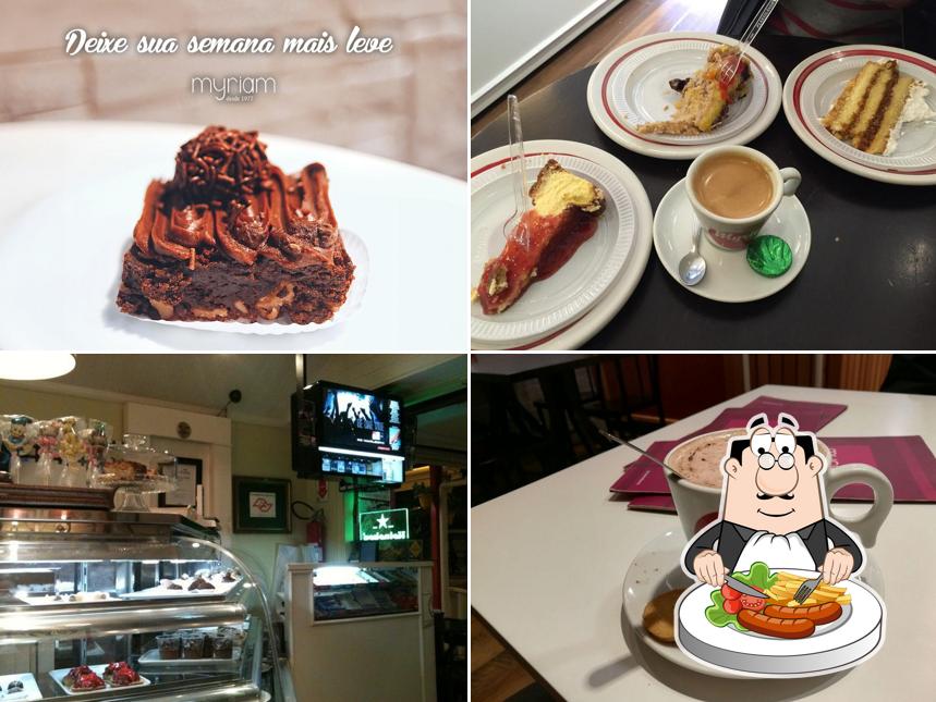 Platos en Myrian Café em Campos do Jordão