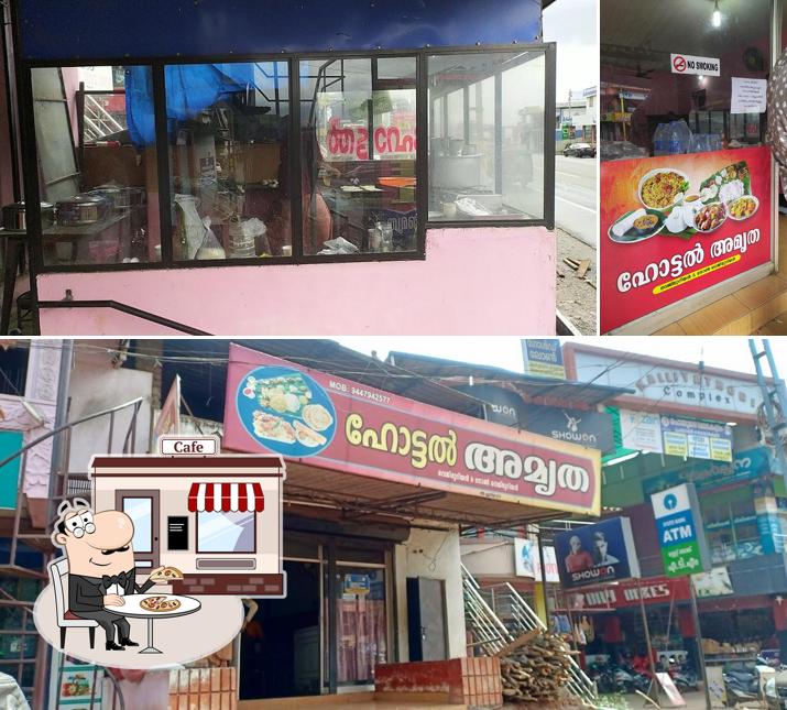Hotel Amrutha is distinguished by exterior and food
