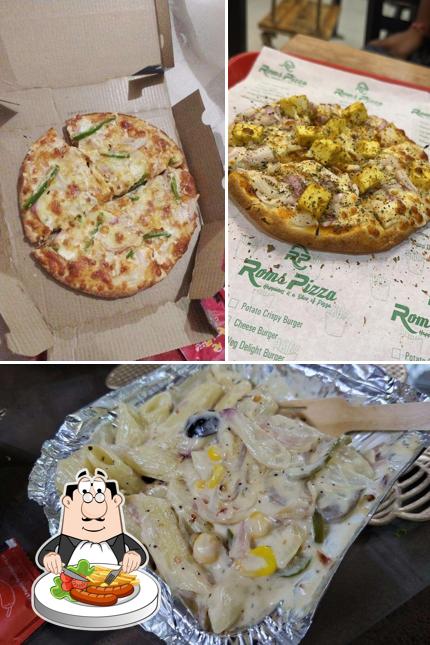Food at Roms Pizza