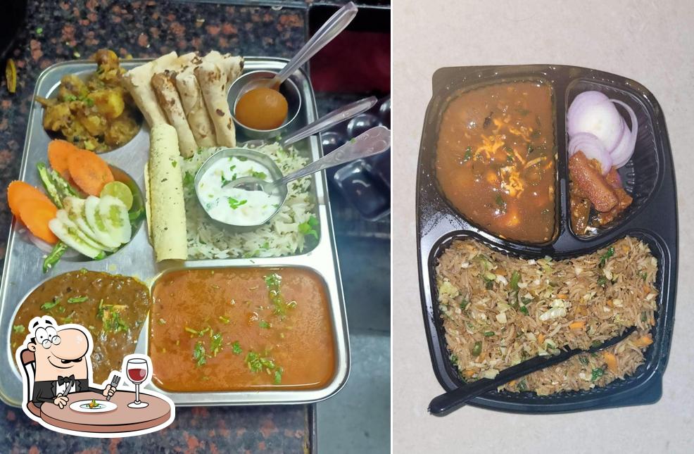 Food at Magan's Restaurant