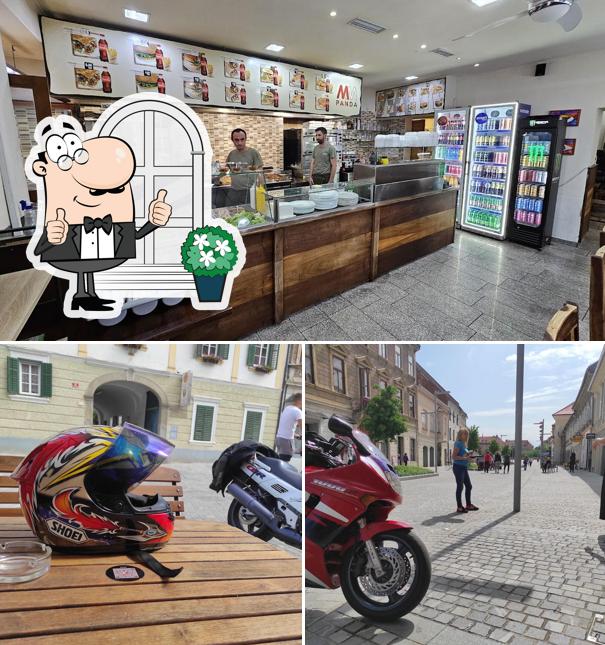 La immagine della esterno e interni di MM Panda, Fast Food