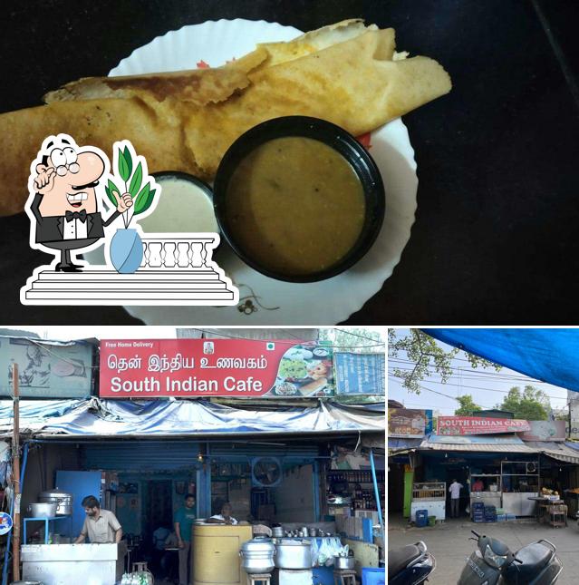 The exterior of SOUTH INDIAN CAFE