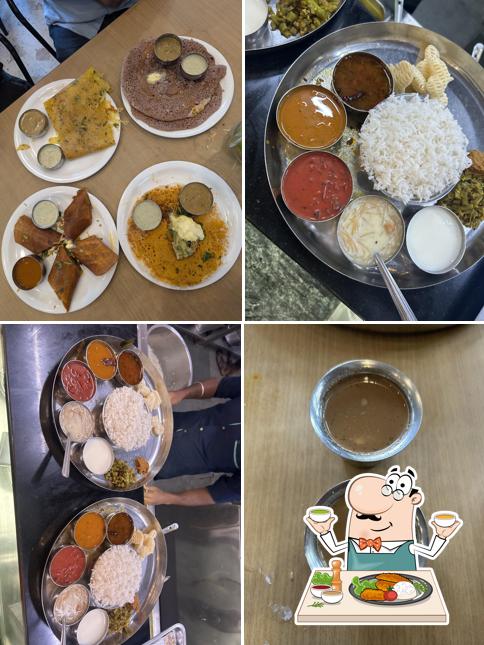 Food at Sri Krishna Cafe