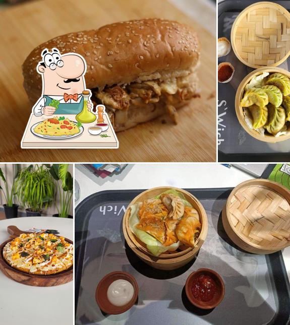 Pulled pork sandwich at S'wich