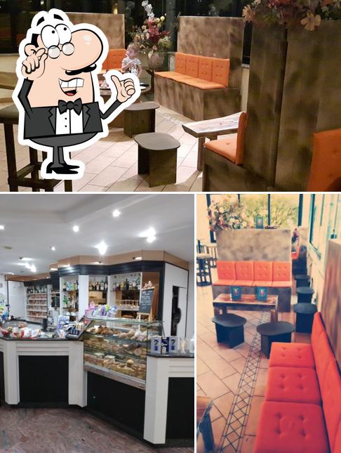 Gli interni di Bar La Corte