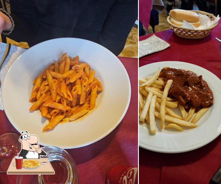 Patatine fritte al Pizzeria Trattoria Bar Cacciatori
