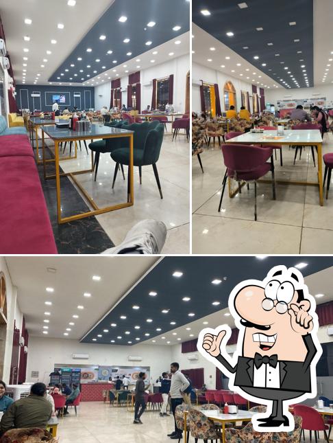 Take a seat at one of the tables at Sukhdev Dhaba