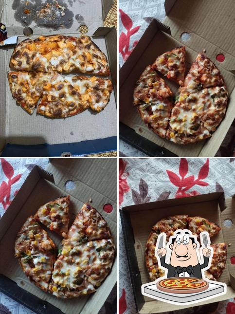 Try out pizza at New Pizza Planet