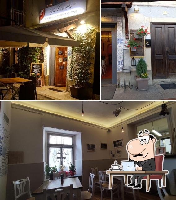 Gli interni di La Civetta