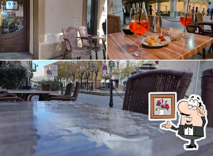 Questa è la foto che mostra la interni e cibo di Cafè Matteotti