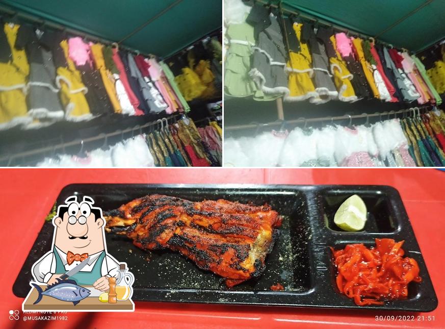 Grilled salmon at ROYAL AMDAWADI TAWA FRY