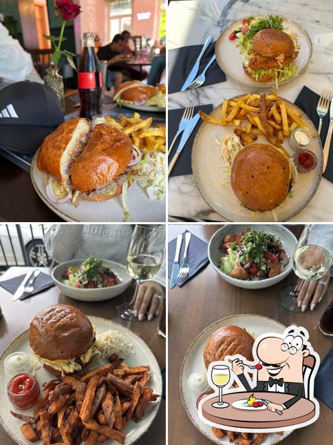 Panino con maiale stirato al Asllanis Corner