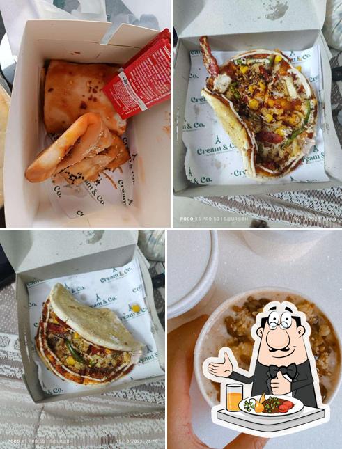 Food at Cream & Co