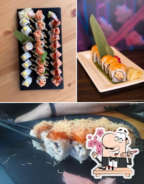 Prova le varie opzioni di sushi