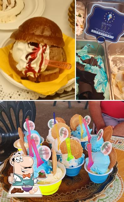 La Fragola gelateria artigianale serve un'ampia varietà di dolci