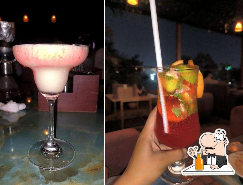 Enjoy a beverage at TomTom SkyBar & Club