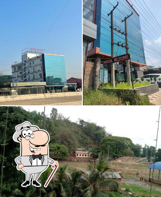 Take a look at the outside part of Hotel Nezone Guwahati