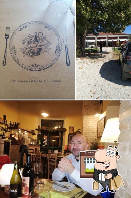 Goditi la vista dall'area esterna di Antica Osteria Tiro a Segno
